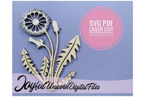 Dandelion SVG Laser Cut Flower: A Creative Digital Design