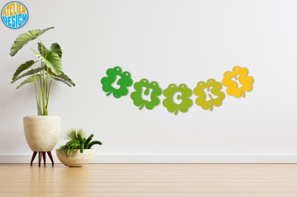Lucky Clover Ornament Svg Cut File