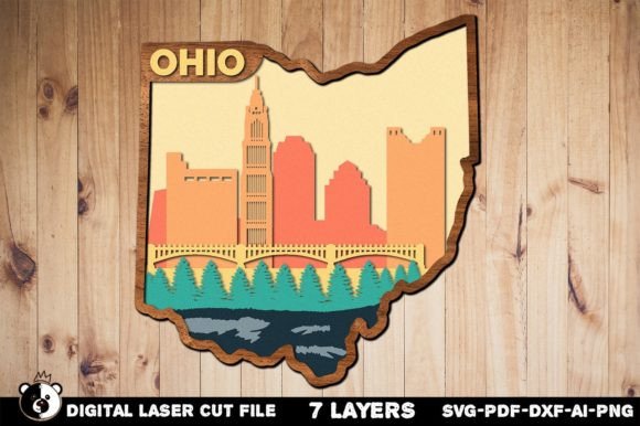 Ohio SVG: Create Stunning 3D Layered Projects
